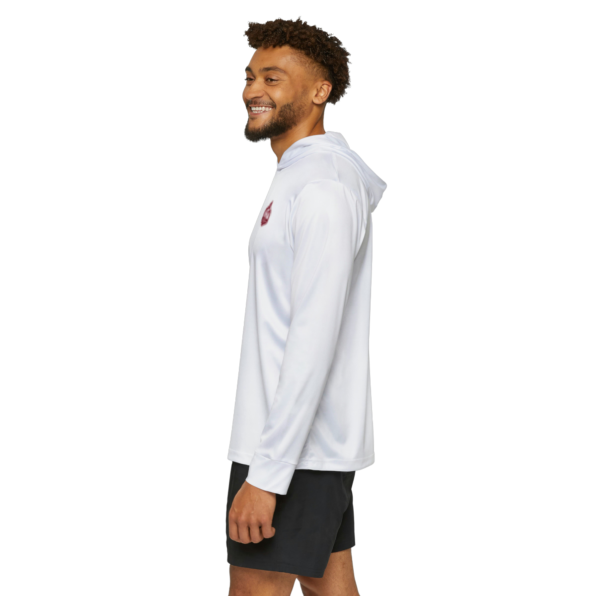 Osman Shrine Men's Sports Warmup Hoodie (White) - Image 5