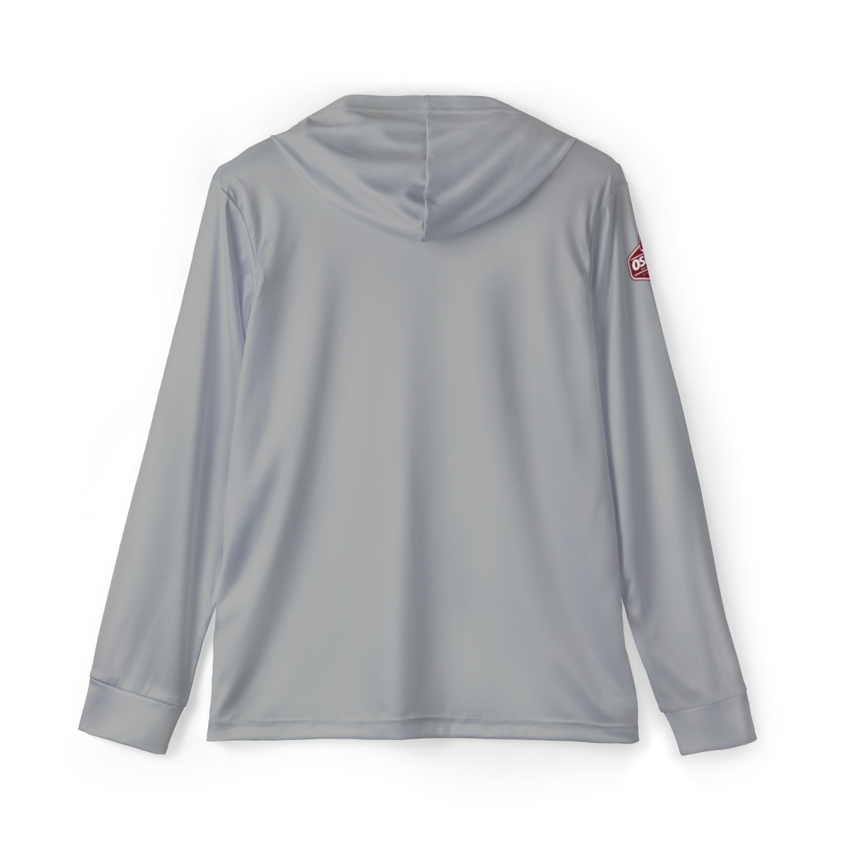 Osman Shrine Men's Sports Warmup Hoodie (Light Grey) - Image 2