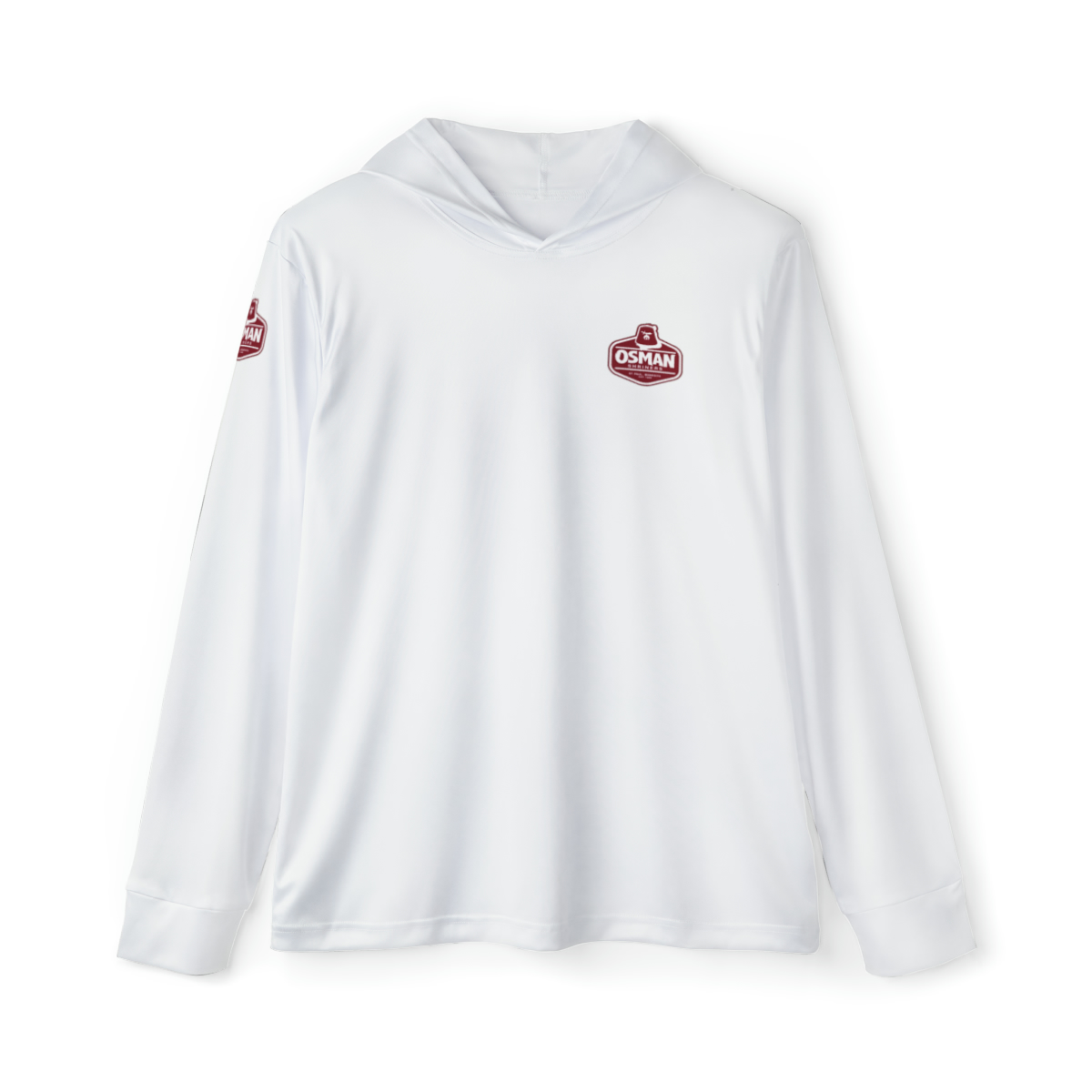 Osman Shrine Men's Sports Warmup Hoodie (White)