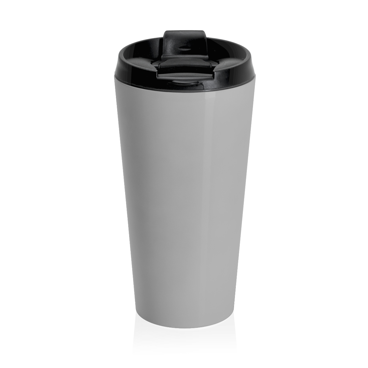 Osman Shrine Stainless Steel Travel Mug (Light Grey) - Image 2