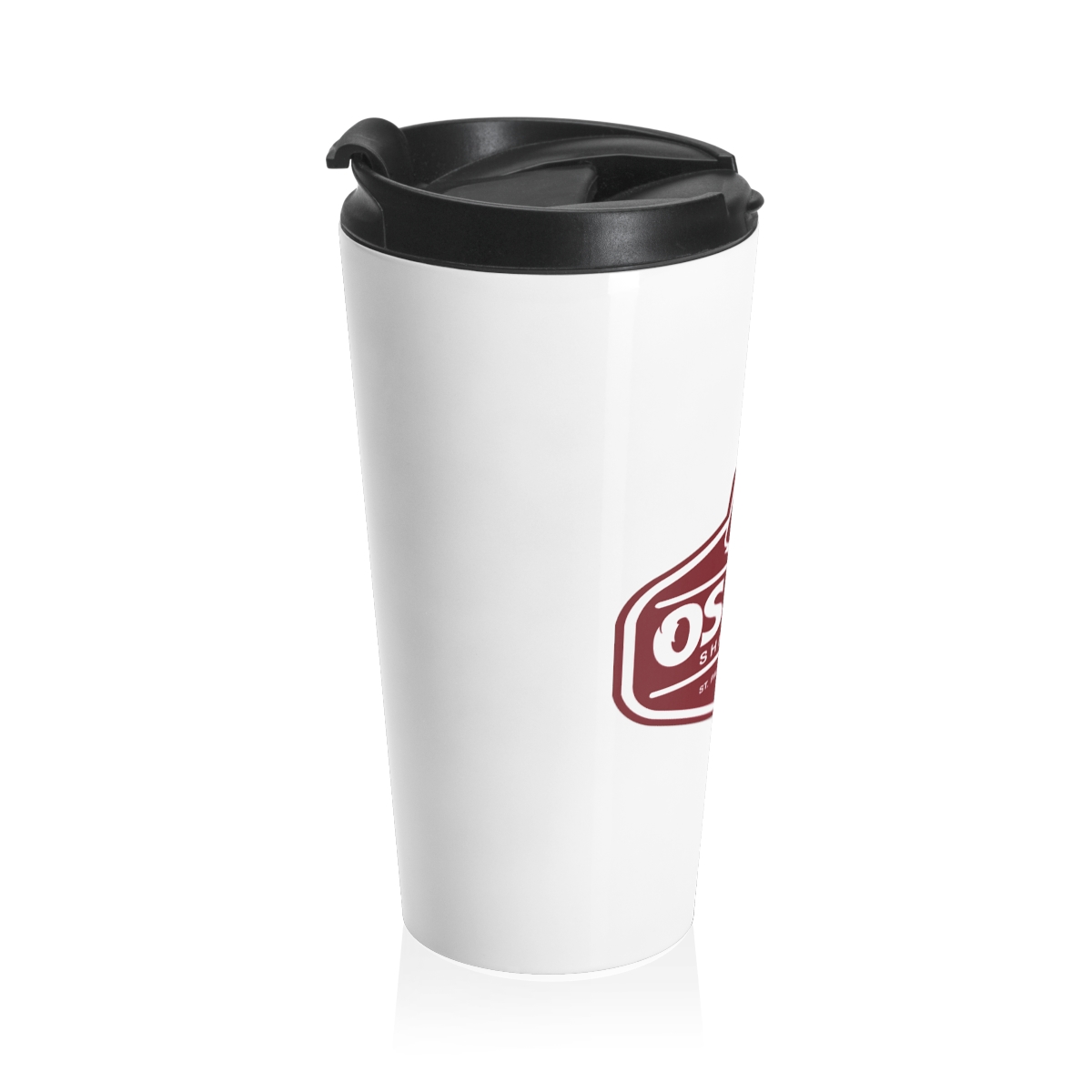 Osman Shrine Stainless Steel Travel Mug (White) - Image 3