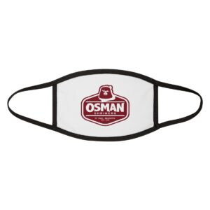 Osman Shrine Mixed-Fabric Face Mask (White)