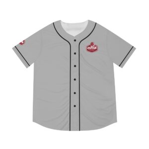 Osman Shrine Men's Baseball Jersey (Light Grey)