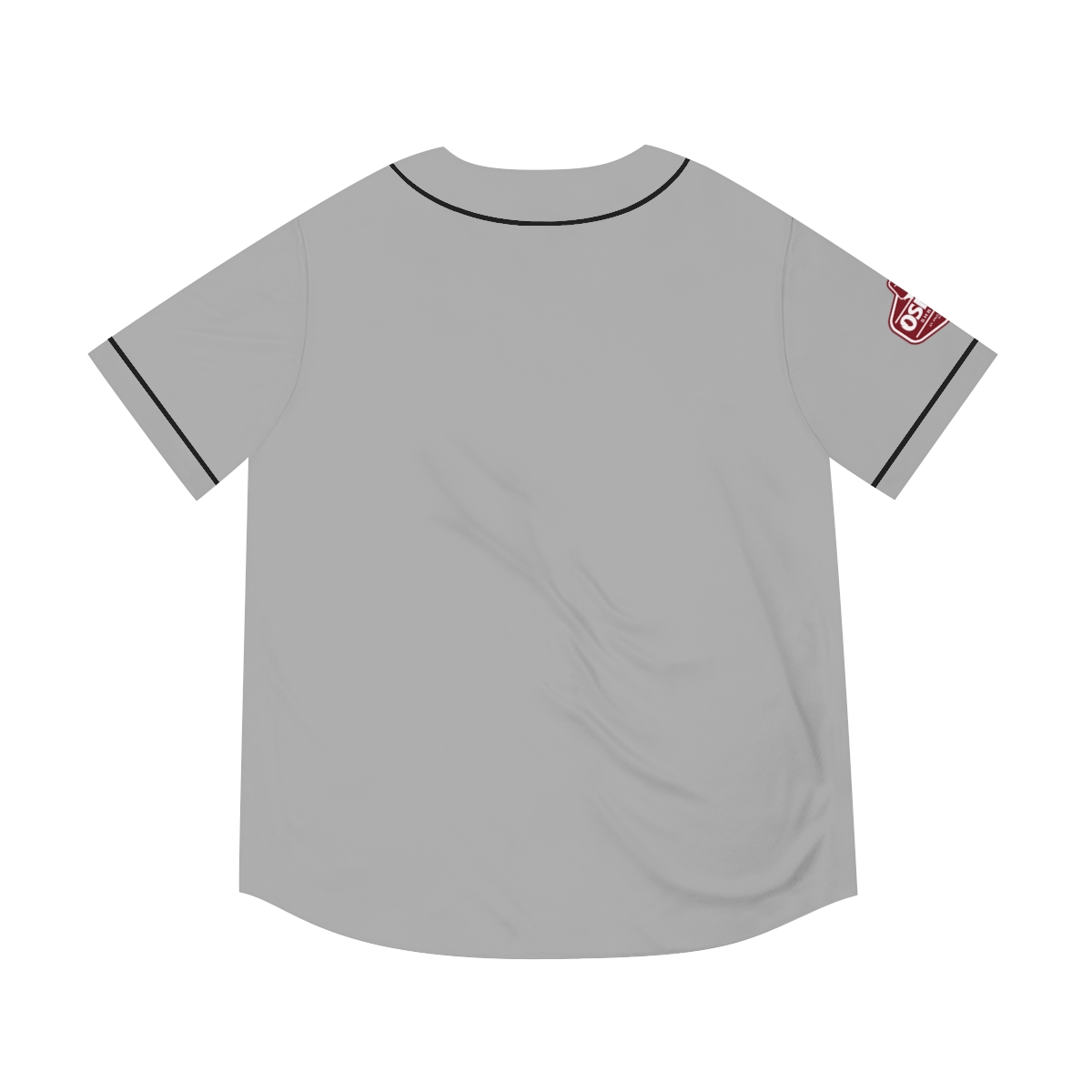 Osman Shrine Men's Baseball Jersey (Light Grey) - Image 20