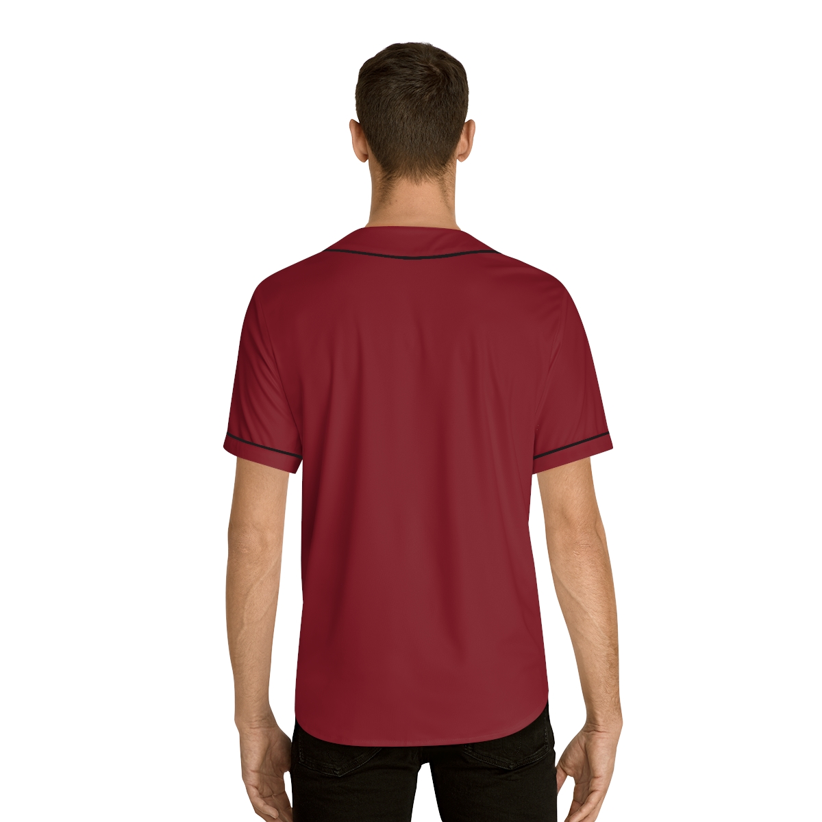 Osman Shrine Men's Baseball Jersey (Shrine Red) - Image 34