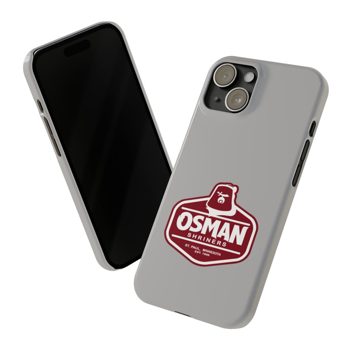 Osman Shrine Slim Phone Case Light Grey - Image 72