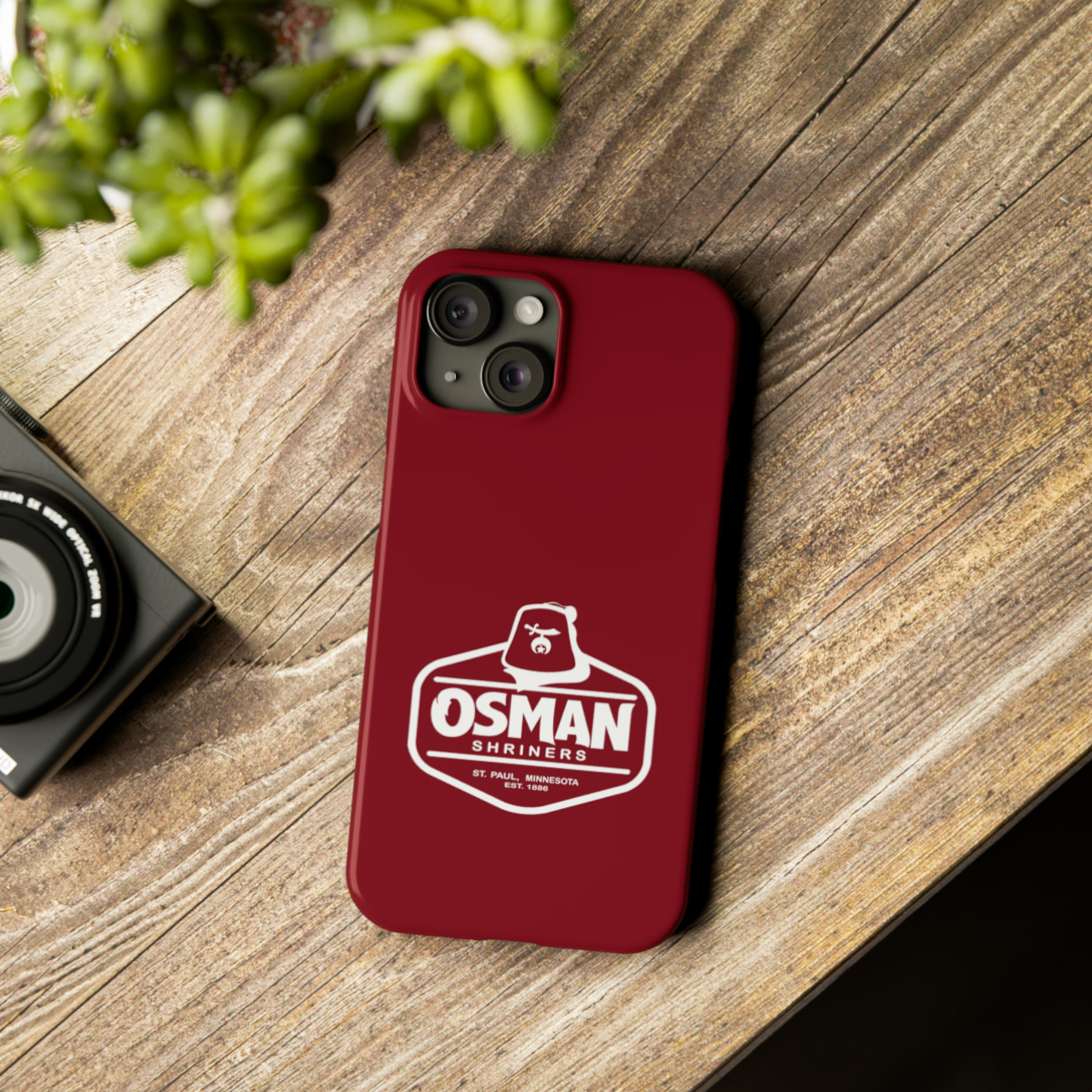Osman Shrine Slim Phone Case Shrine Red - Image 73