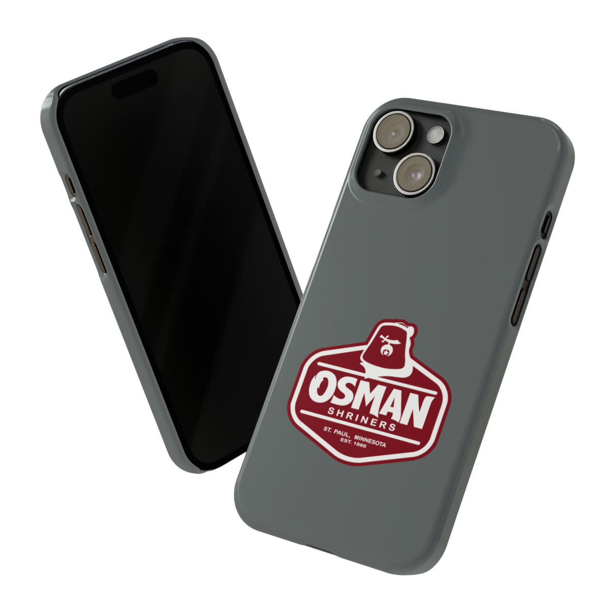 Osman Shrine Slim Phone Case Dark Grey - Image 72
