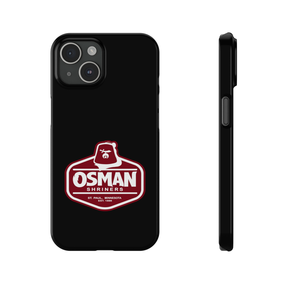 Osman Shrine Slim Phone Case Black - Image 71