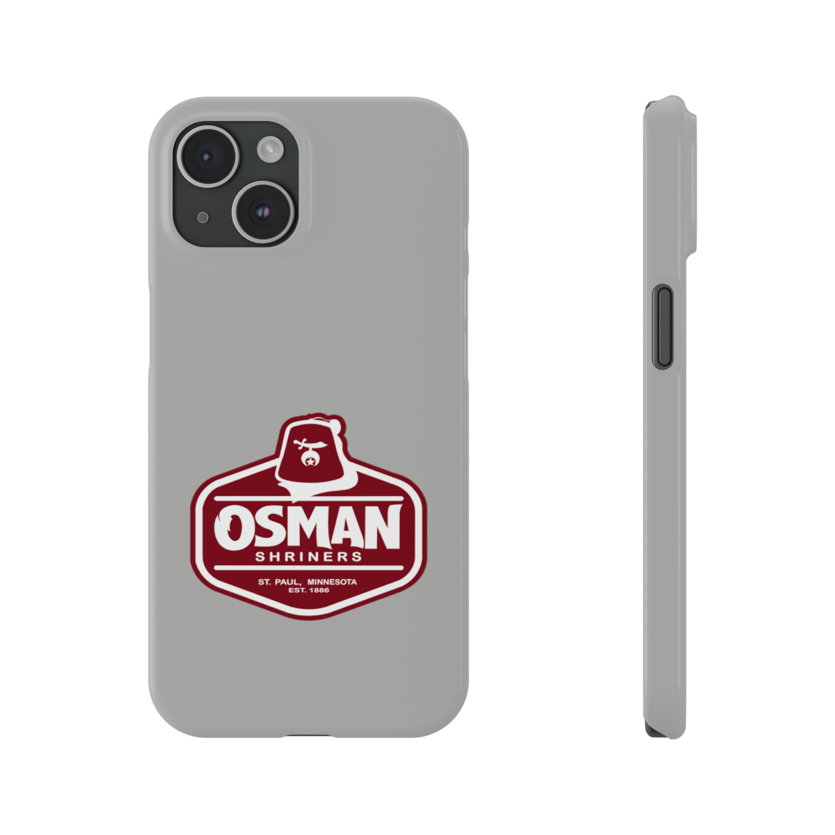 Osman Shrine Slim Phone Case Light Grey - Image 71
