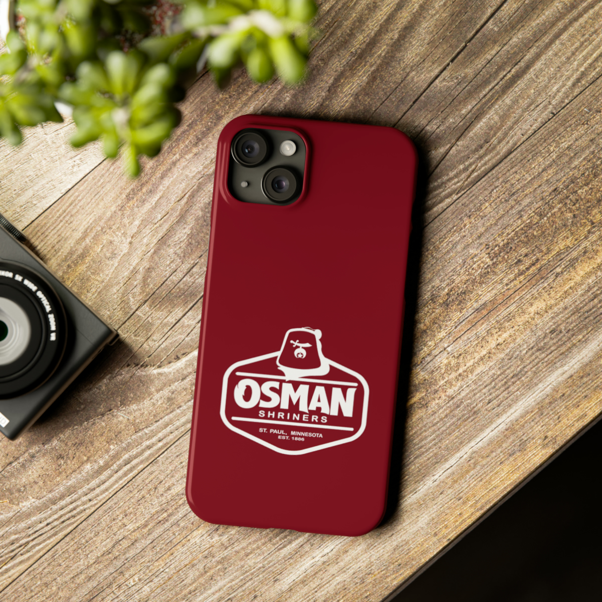 Osman Shrine Slim Phone Case Shrine Red - Image 76