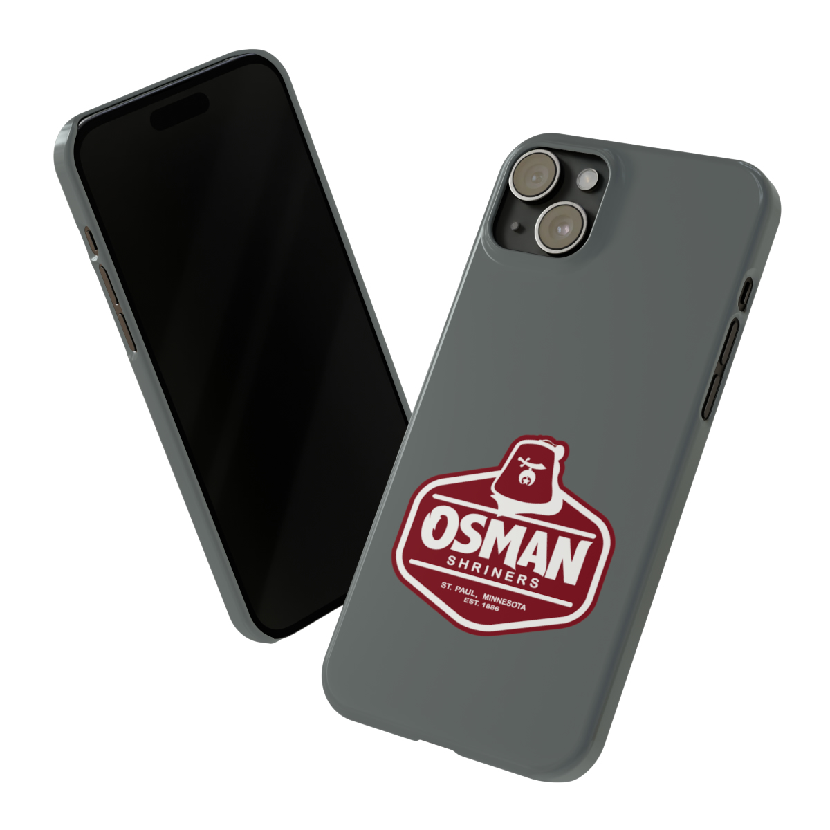 Osman Shrine Slim Phone Case Dark Grey - Image 75