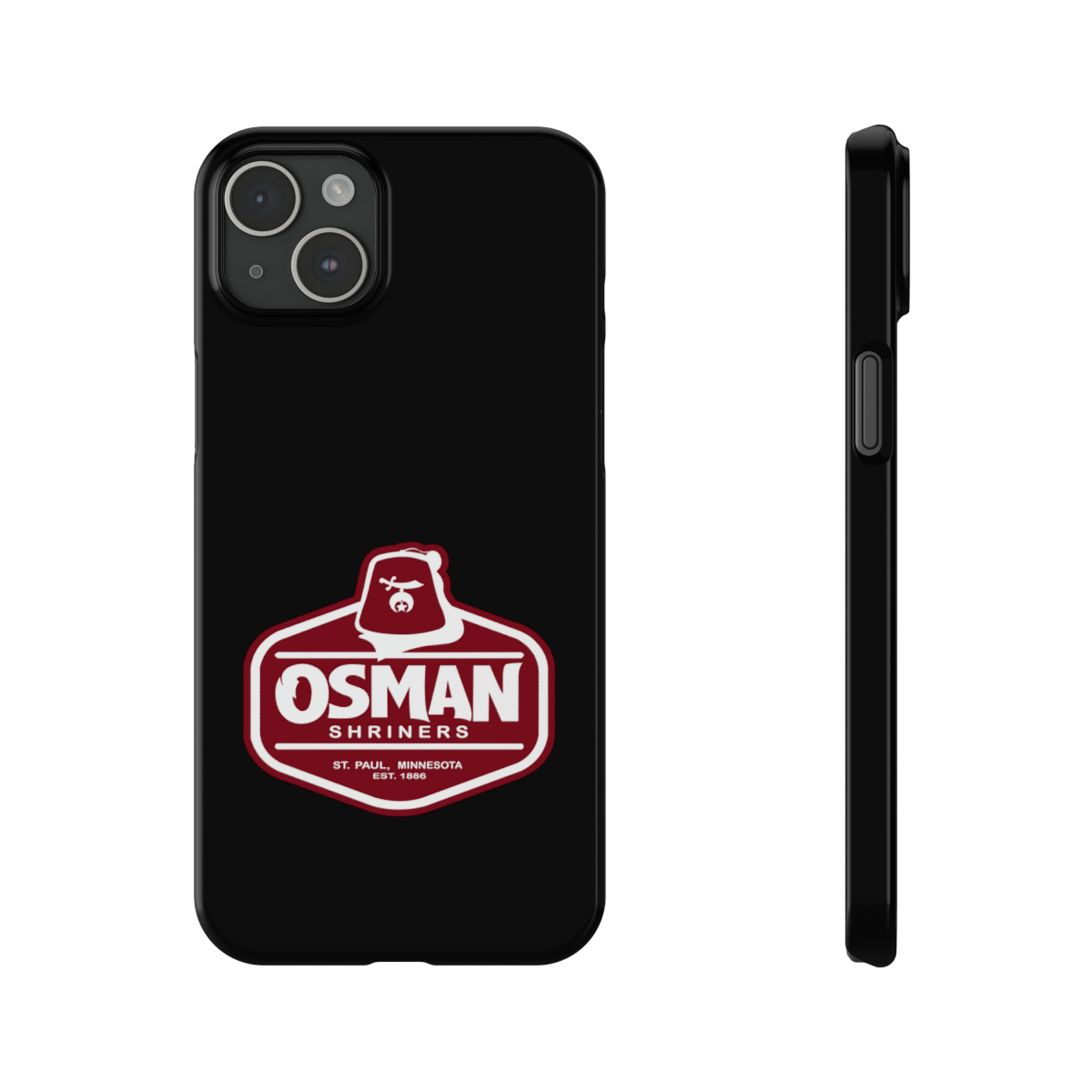 Osman Shrine Slim Phone Case Black - Image 74