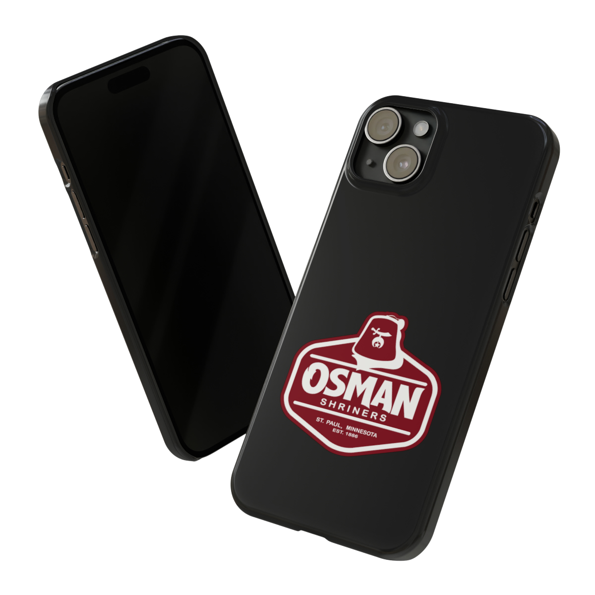 Osman Shrine Slim Phone Case Black - Image 75
