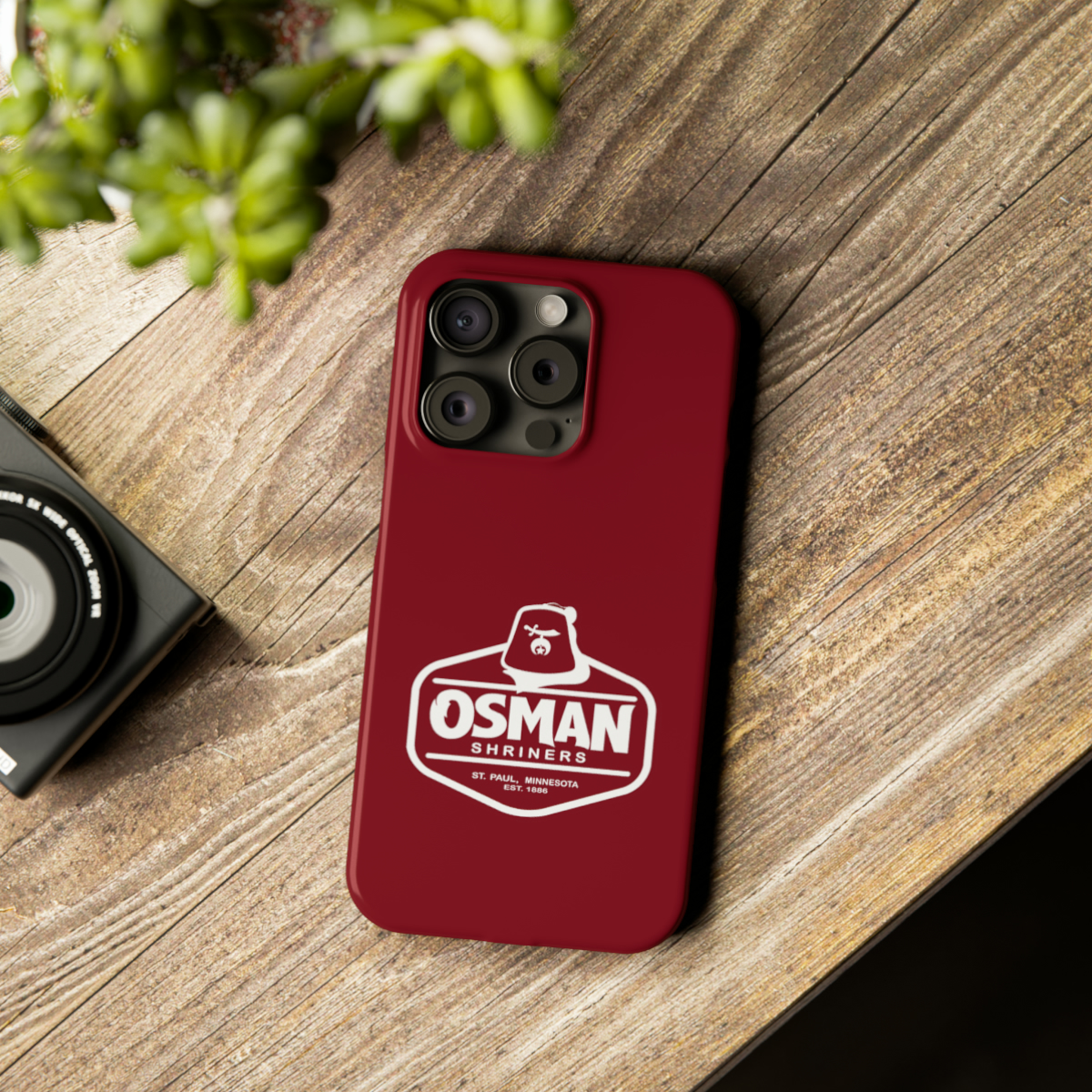 Osman Shrine Slim Phone Case Shrine Red - Image 79