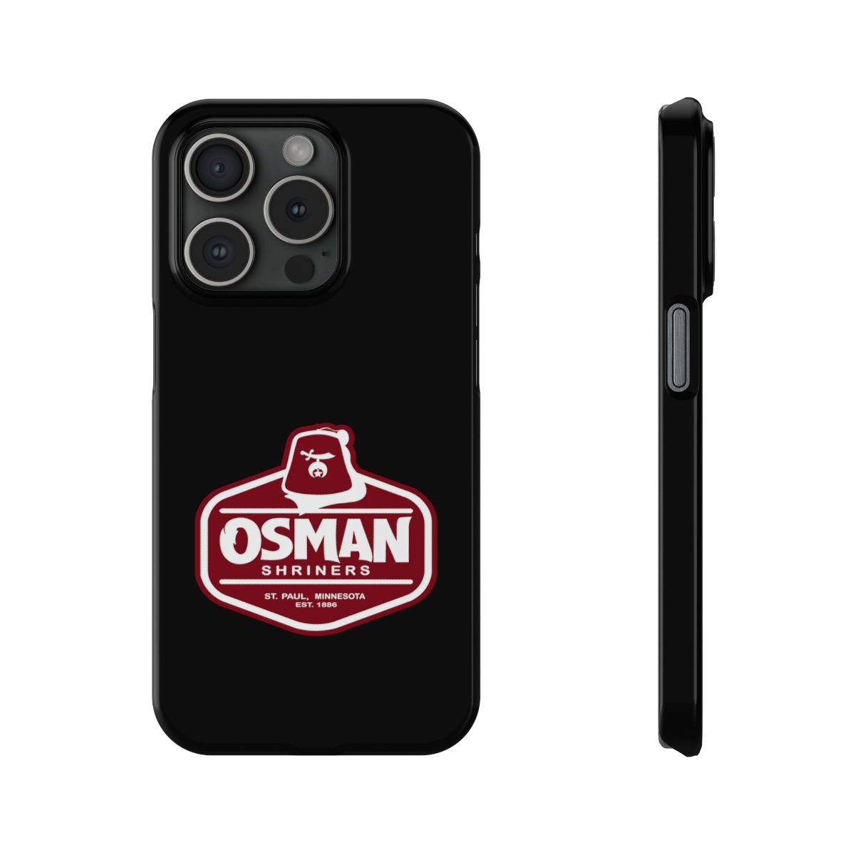 Osman Shrine Slim Phone Case Black - Image 77