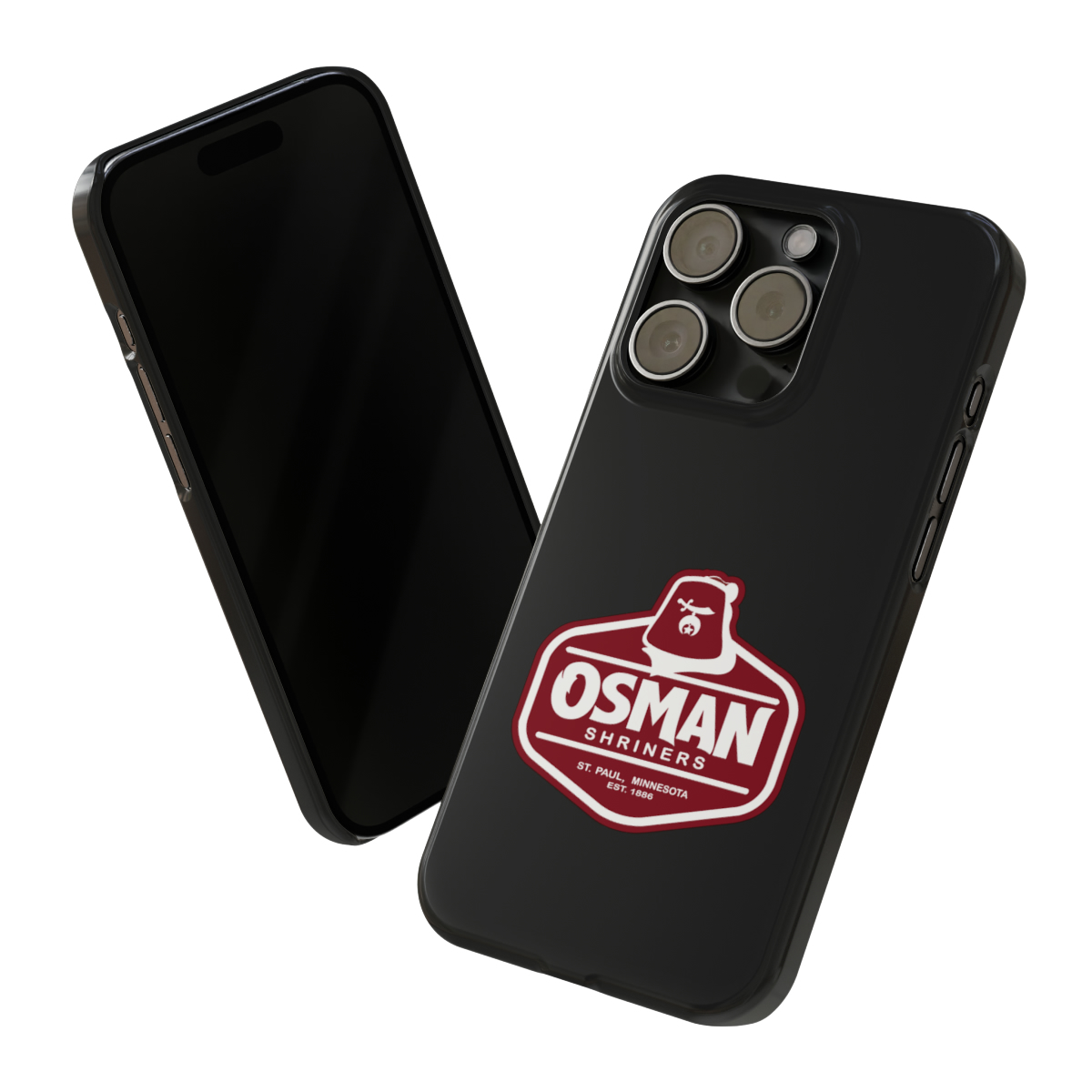 Osman Shrine Slim Phone Case Black - Image 78