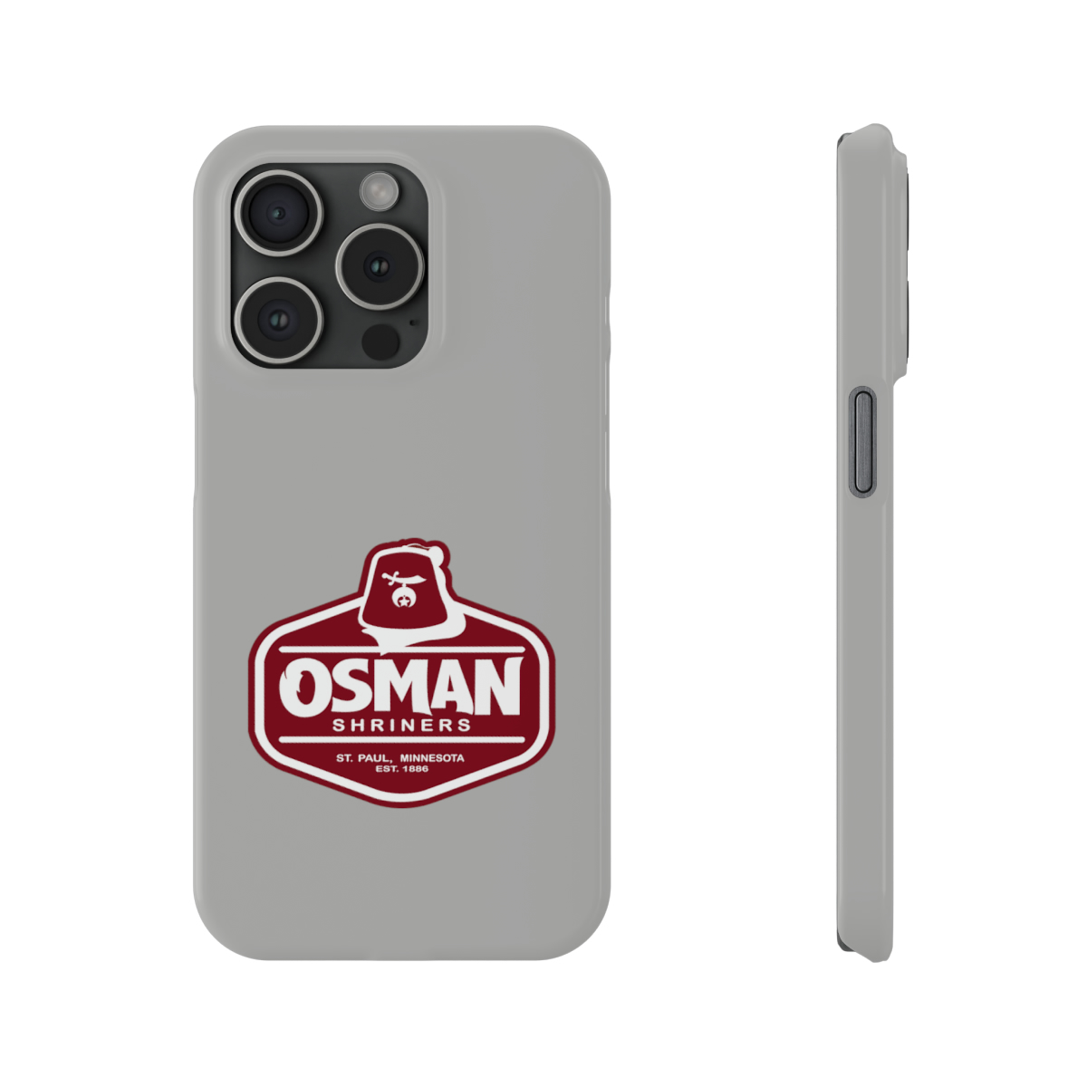 Osman Shrine Slim Phone Case Light Grey - Image 77
