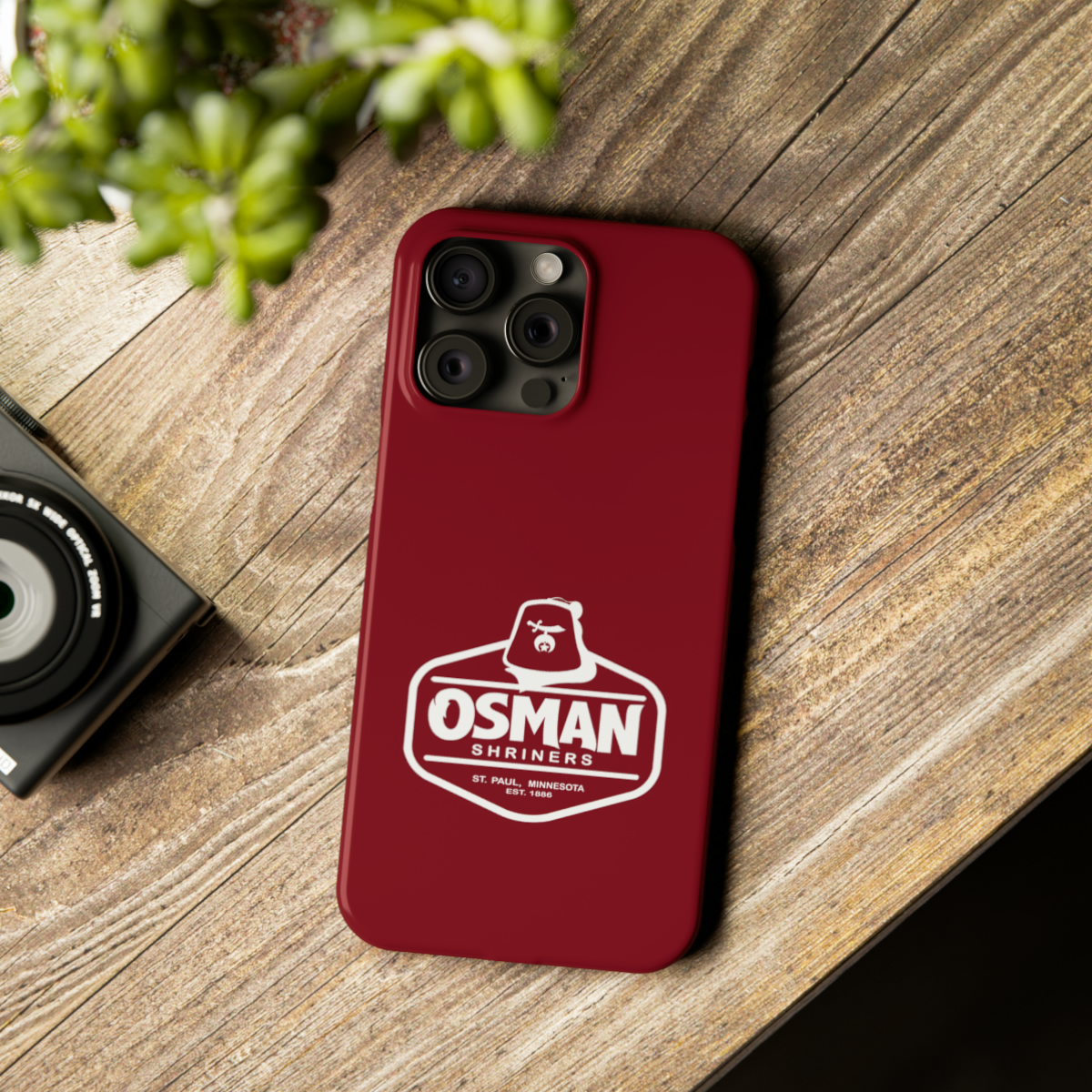 Osman Shrine Slim Phone Case Shrine Red - Image 82