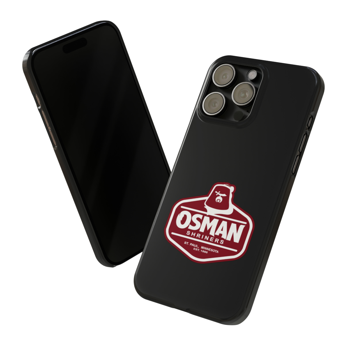 Osman Shrine Slim Phone Case Black - Image 81