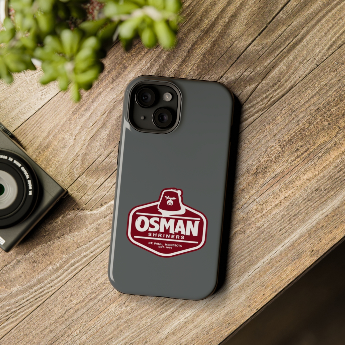 Osman Shrine MagSafe Tough Case Dark Grey - Image 3