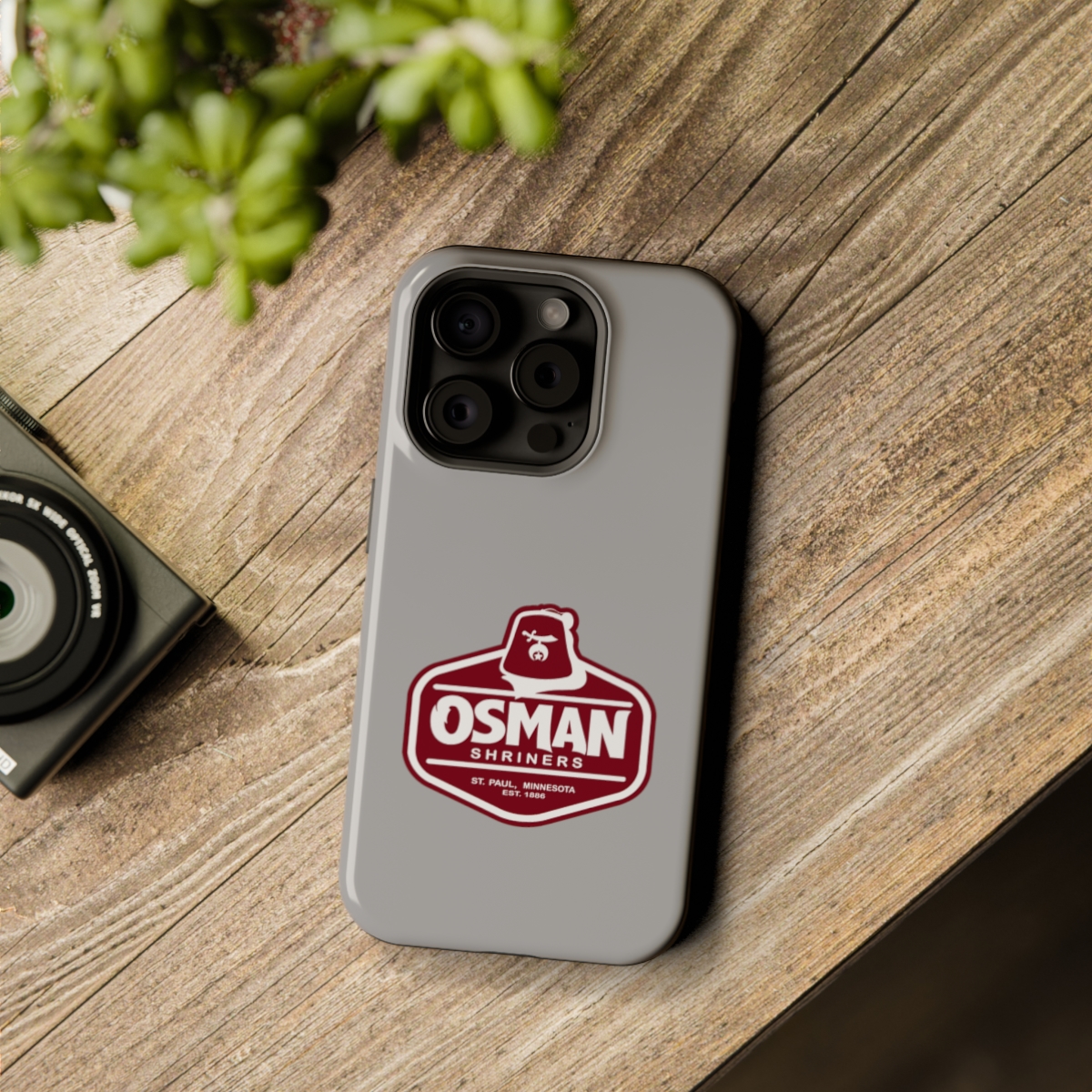 Osman Shrine MagSafe Tough Case Light Grey - Image 89
