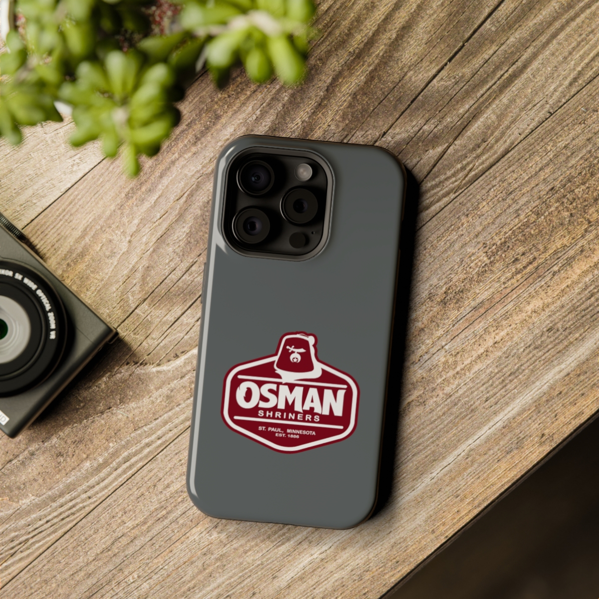 Osman Shrine MagSafe Tough Case Dark Grey - Image 89