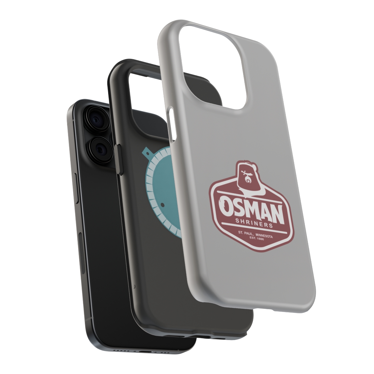 Osman Shrine MagSafe Tough Case Light Grey - Image 91