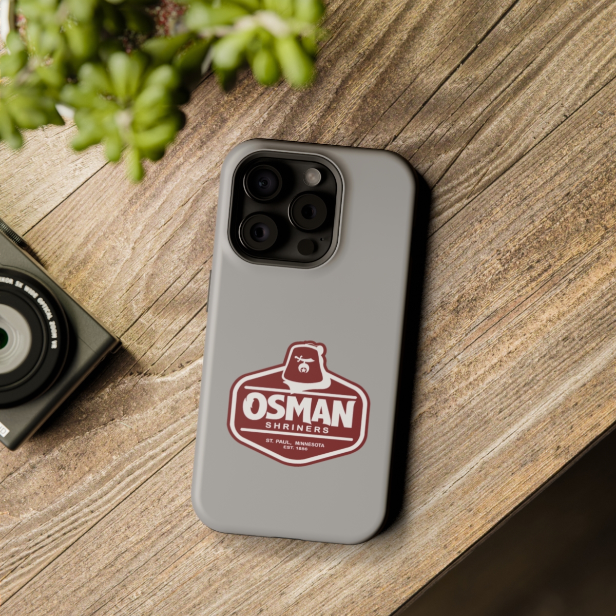 Osman Shrine MagSafe Tough Case Light Grey - Image 92