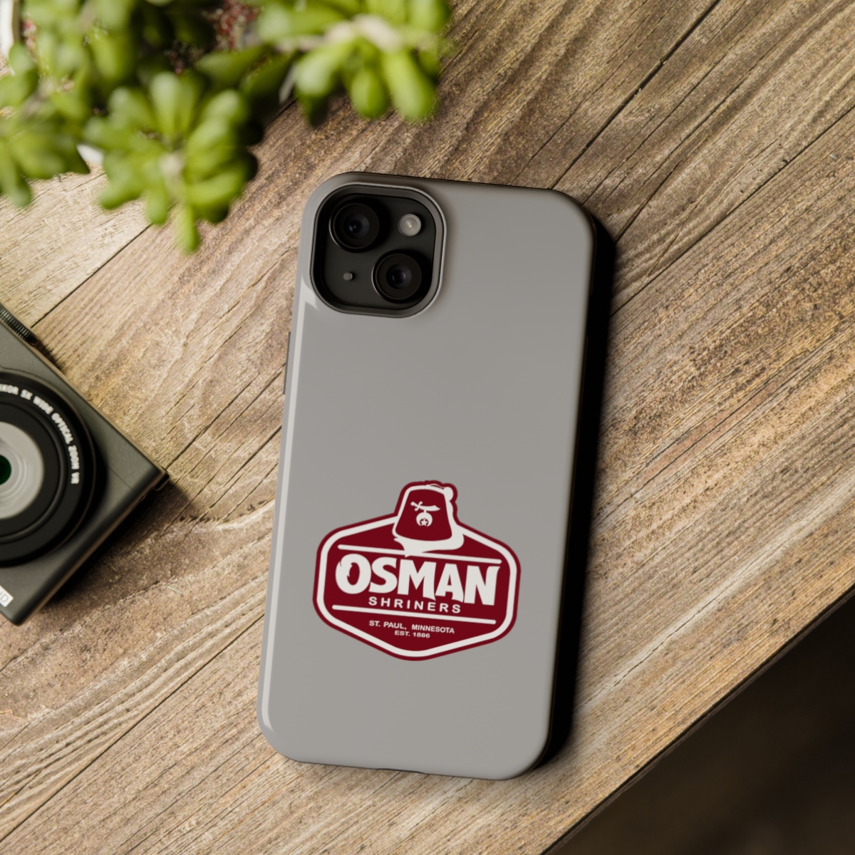 Osman Shrine MagSafe Tough Case Light Grey - Image 95