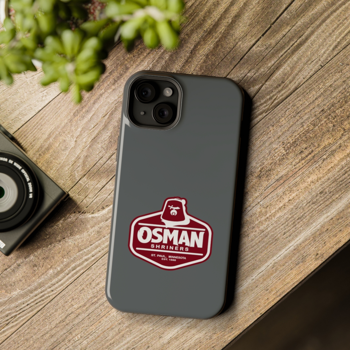 Osman Shrine MagSafe Tough Case Dark Grey - Image 95