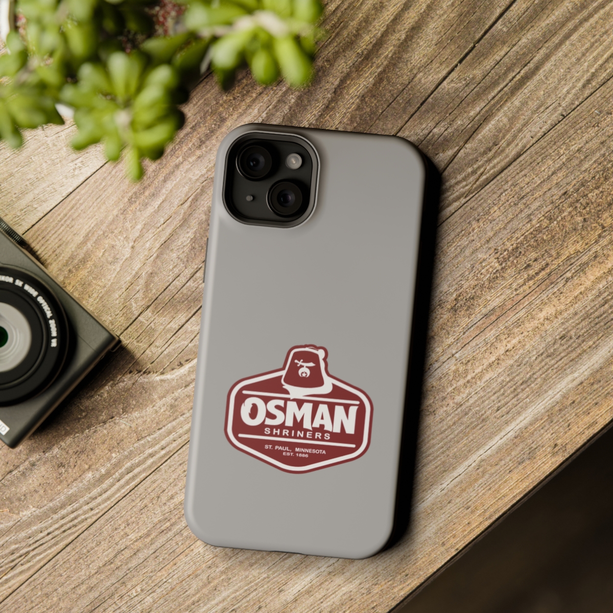 Osman Shrine MagSafe Tough Case Light Grey - Image 98