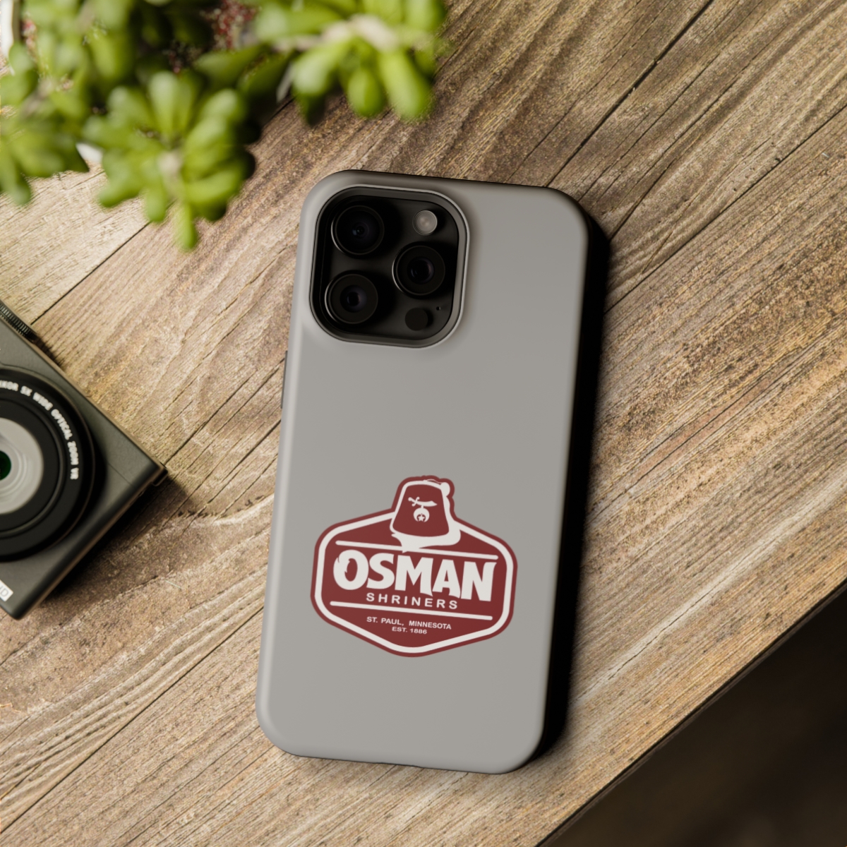 Osman Shrine MagSafe Tough Case Light Grey - Image 104