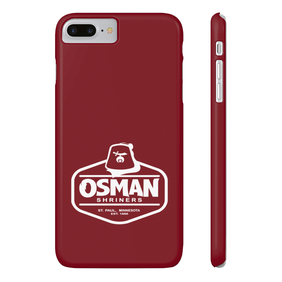 Osman Shrine Slim Phone Case Shrine Red - Image 2