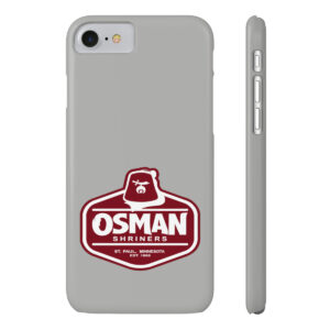 Osman Shrine Slim Phone Case Light Grey