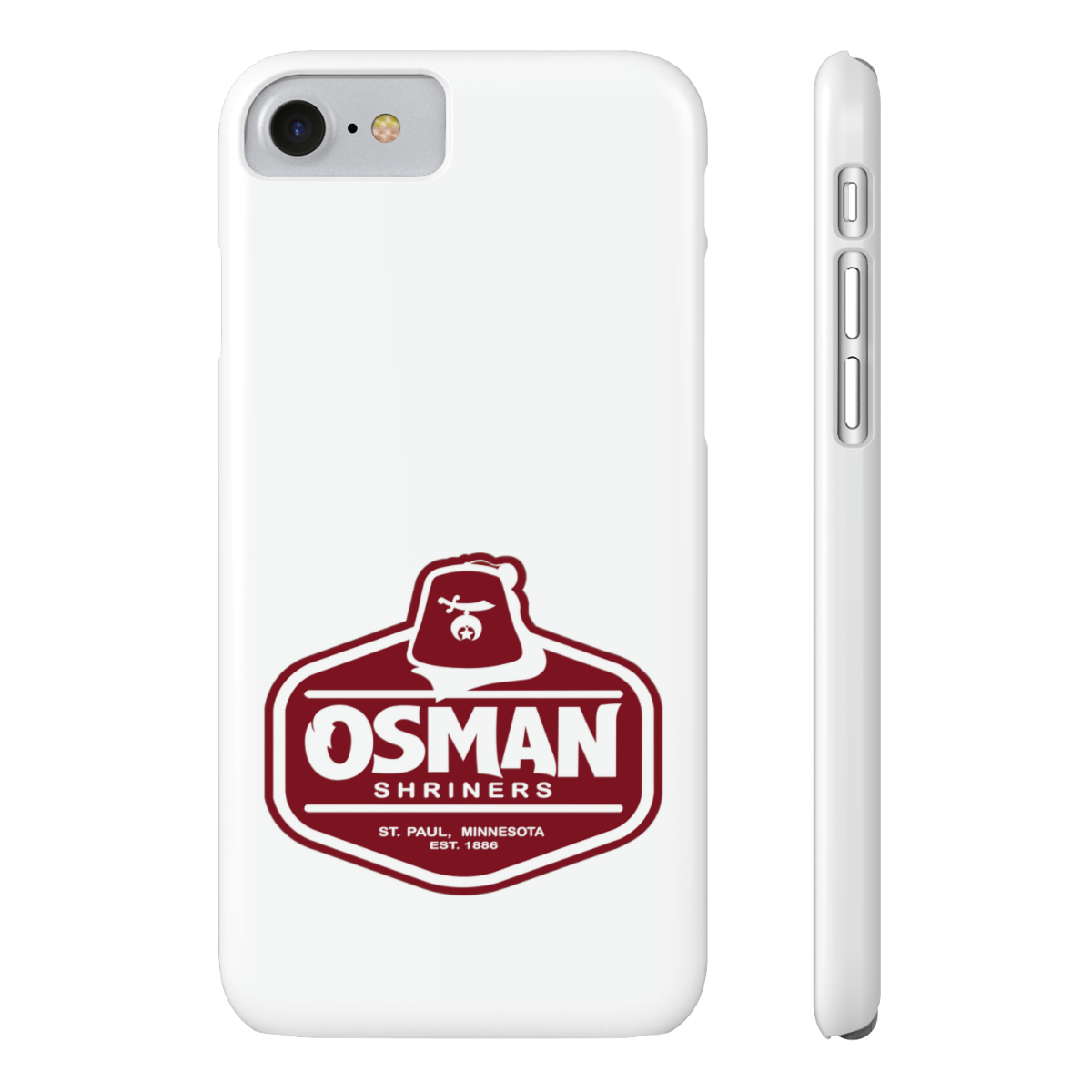 Osman Shrine Slim Phone Case White