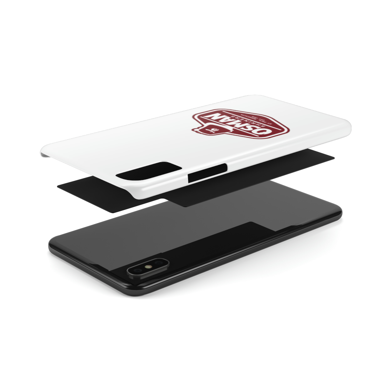 Osman Shrine Slim Phone Case White - Image 4