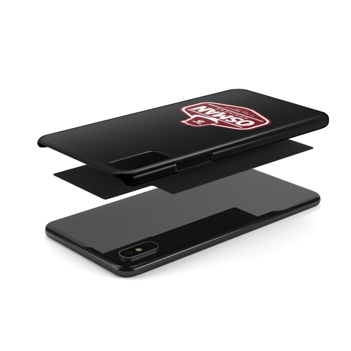 Osman Shrine Slim Phone Case Black - Image 4