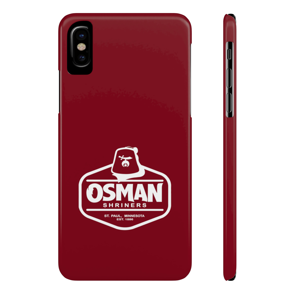 Osman Shrine Slim Phone Case Shrine Red - Image 3
