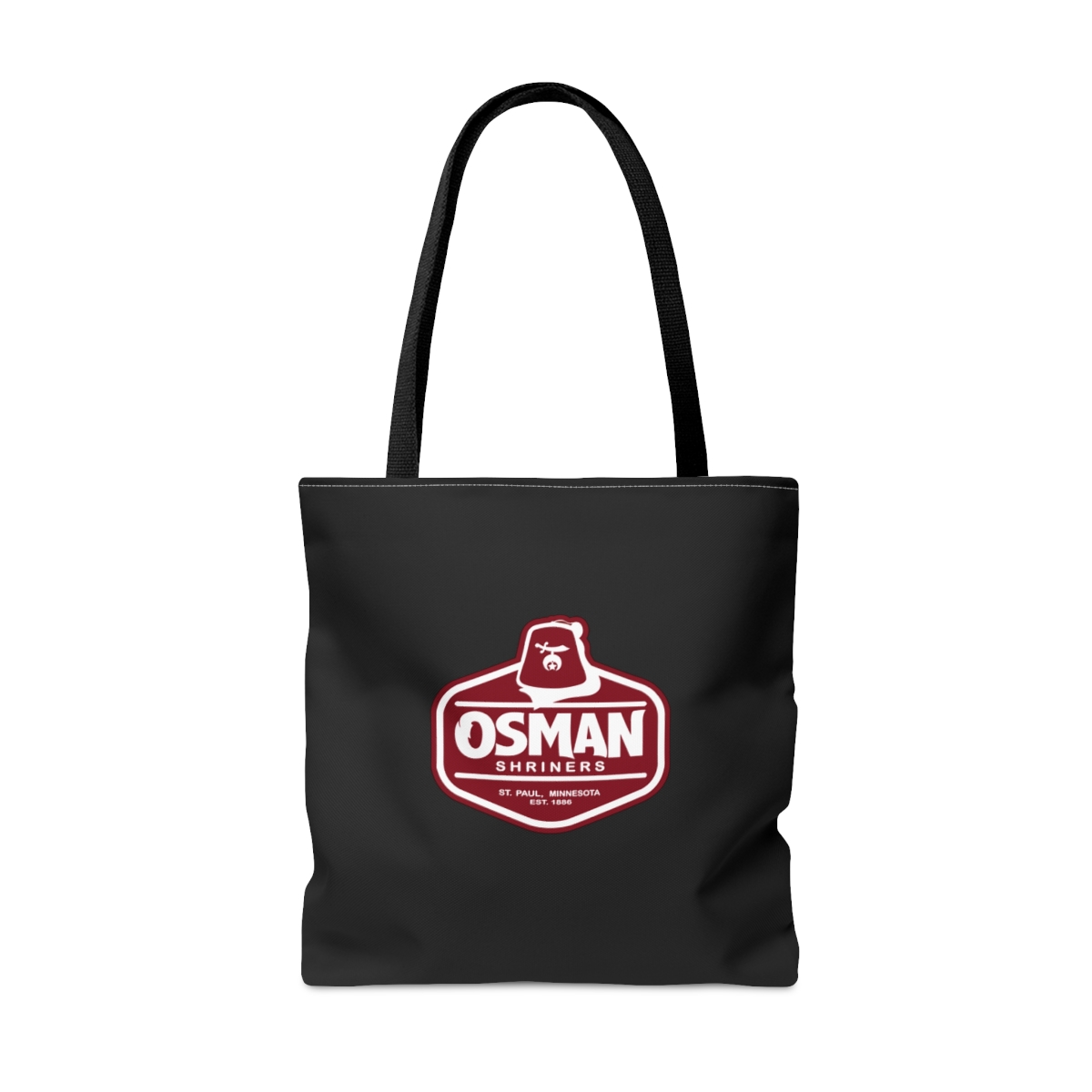 Osman Shrine Tote Bag (Black) - Image 2