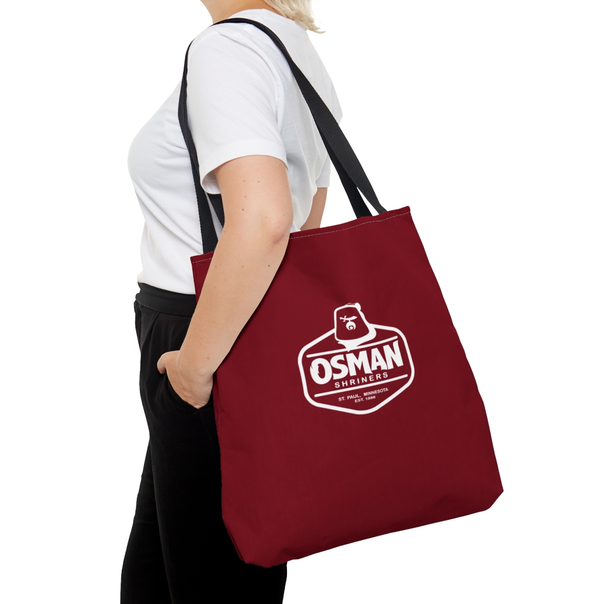 Osman Shrine Tote Bag (Shrine Red) - Image 4