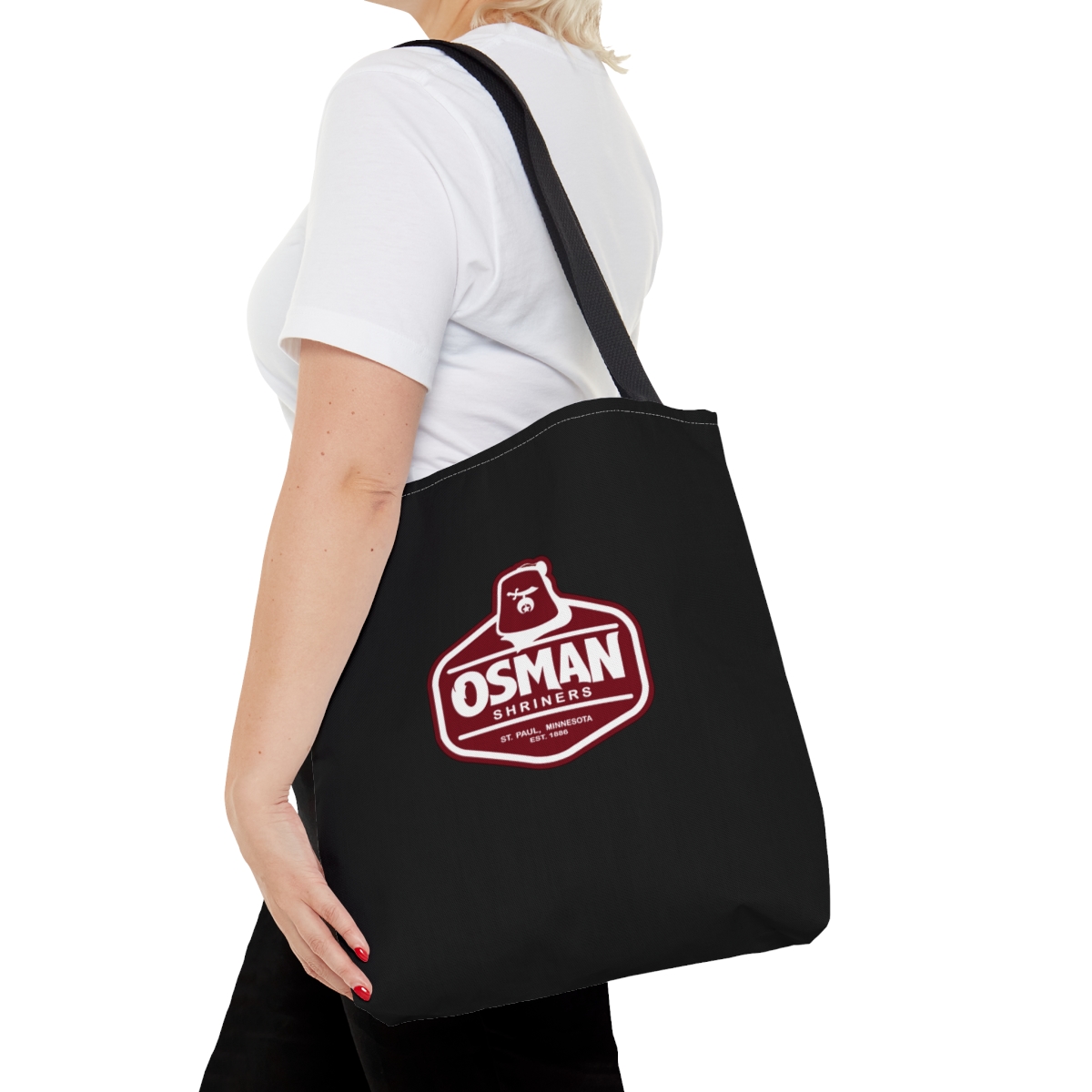 Osman Shrine Tote Bag (Black) - Image 12