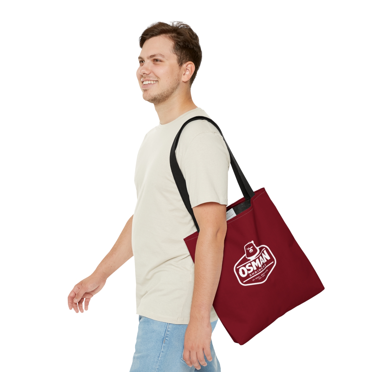 Osman Shrine Tote Bag (Shrine Red) - Image 11