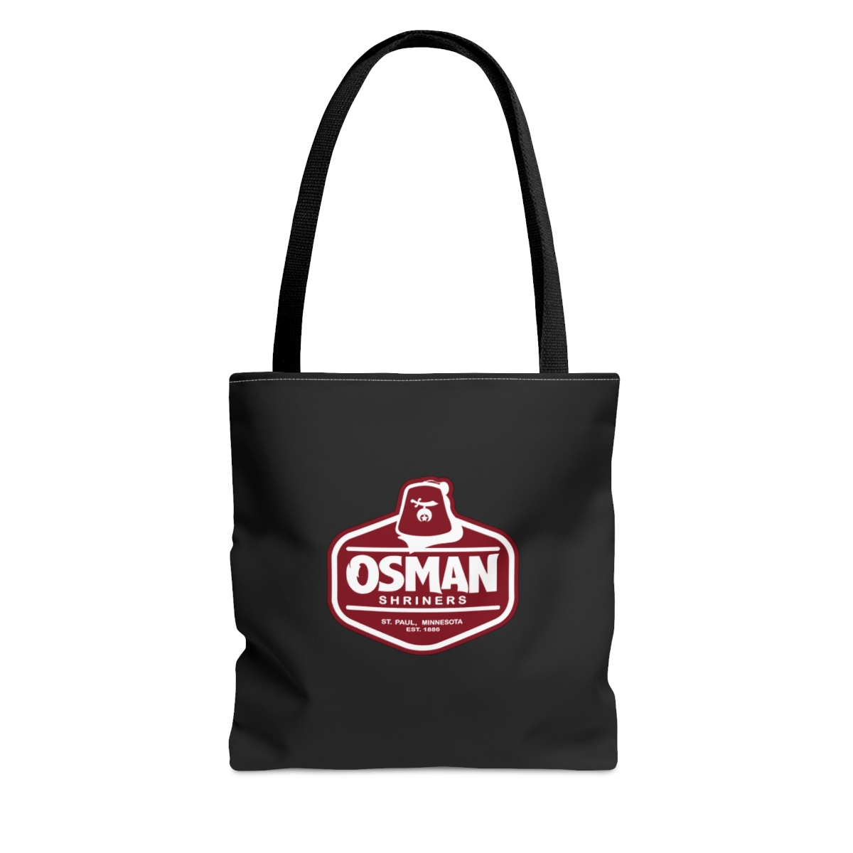 Osman Shrine Tote Bag (Black) - Image 5