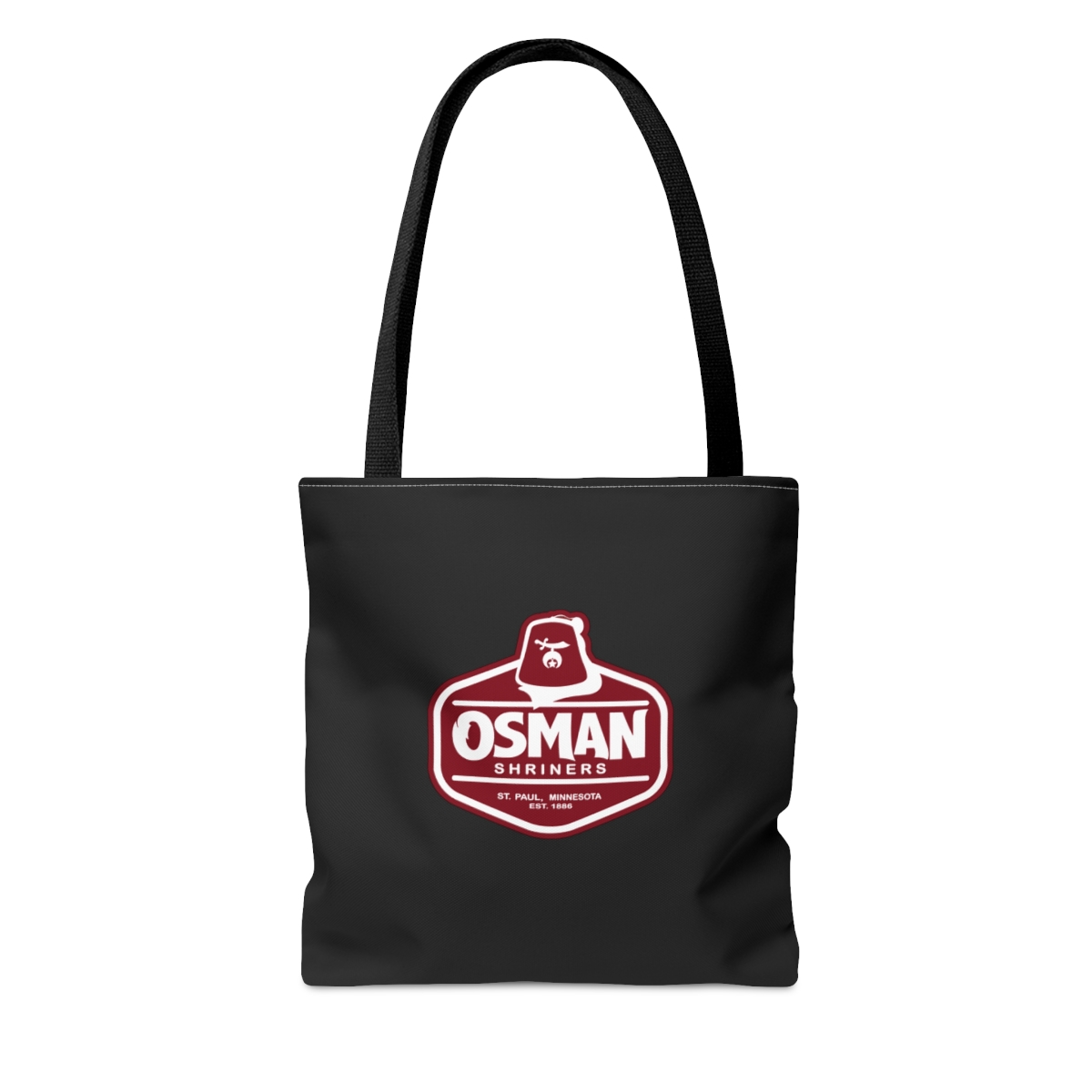 Osman Shrine Tote Bag (Black) - Image 6