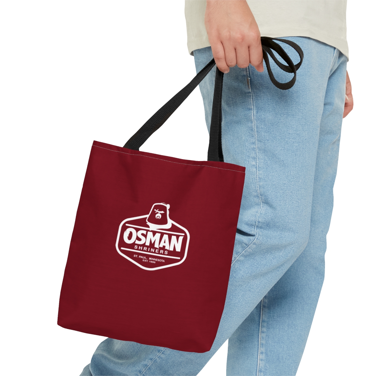 Osman Shrine Tote Bag (Shrine Red) - Image 8