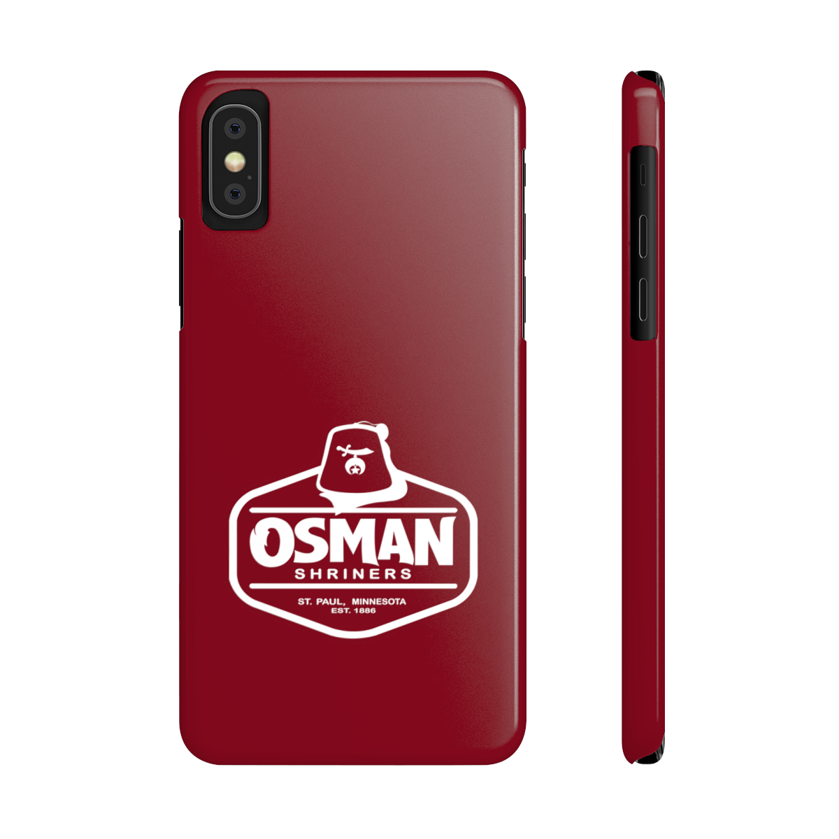 Osman Shrine Slim Phone Case Shrine Red - Image 10