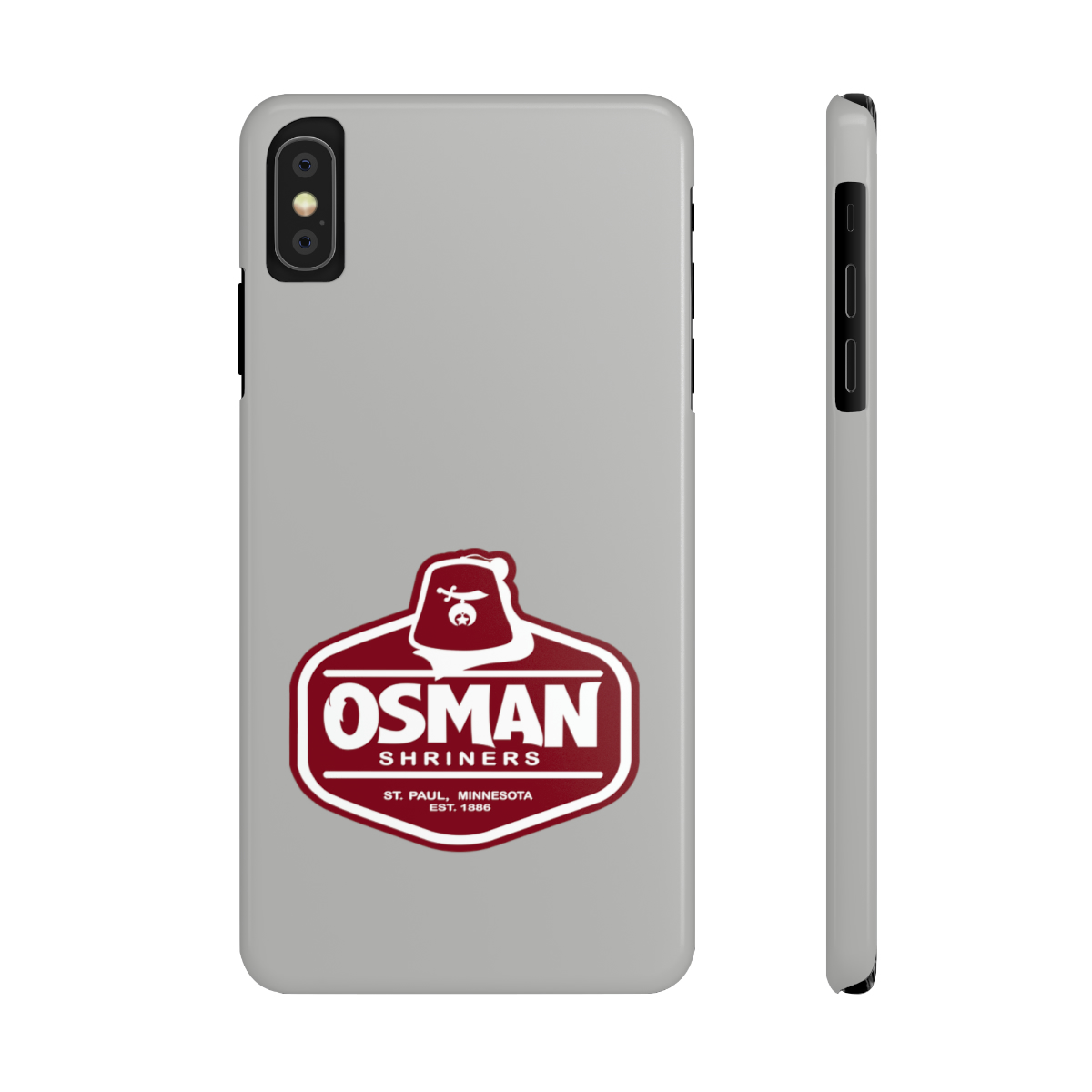 Osman Shrine Slim Phone Case Light Grey - Image 11