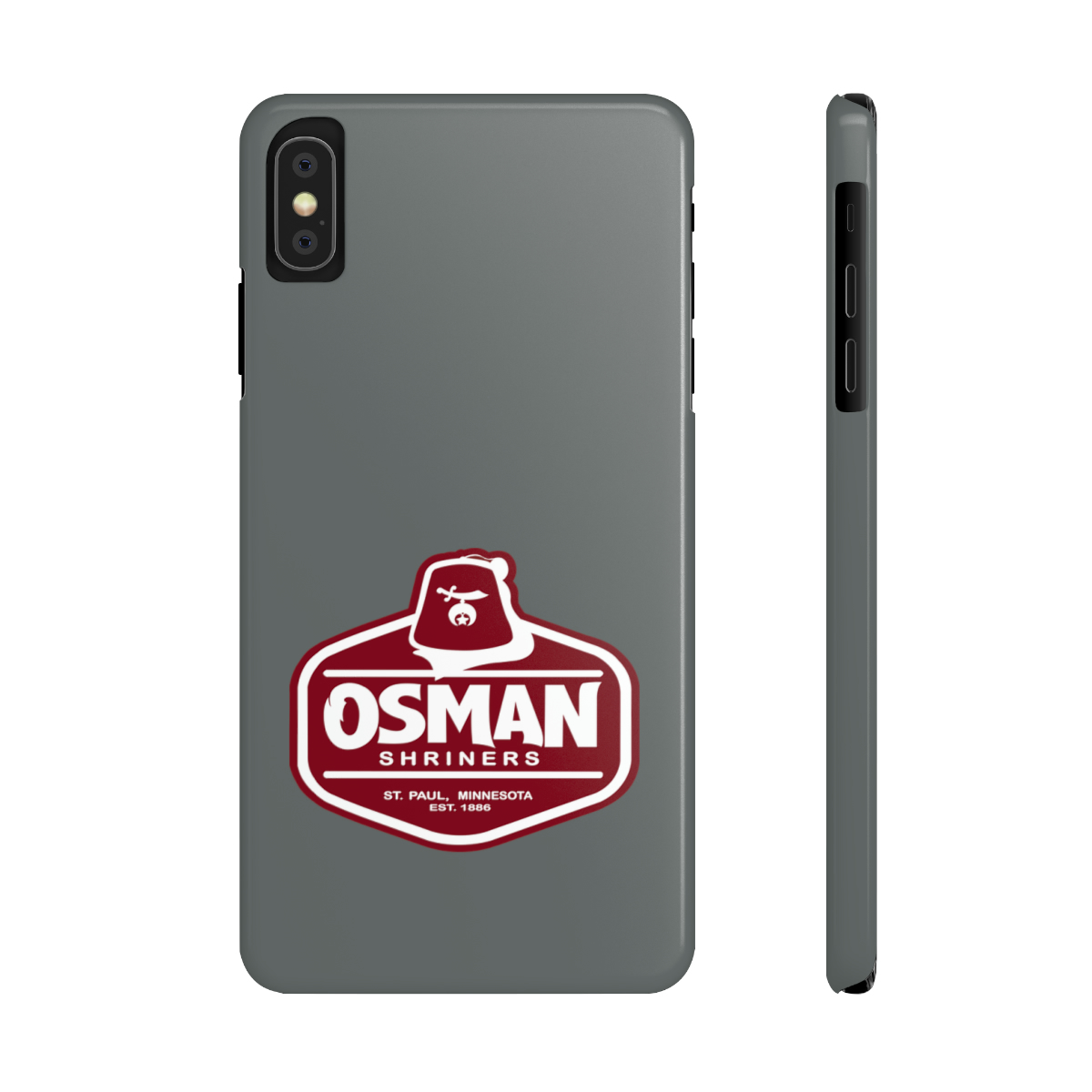 Osman Shrine Slim Phone Case Dark Grey - Image 11