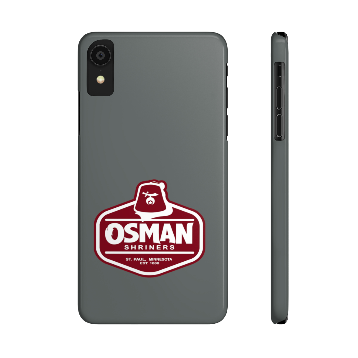 Osman Shrine Slim Phone Case Dark Grey - Image 12
